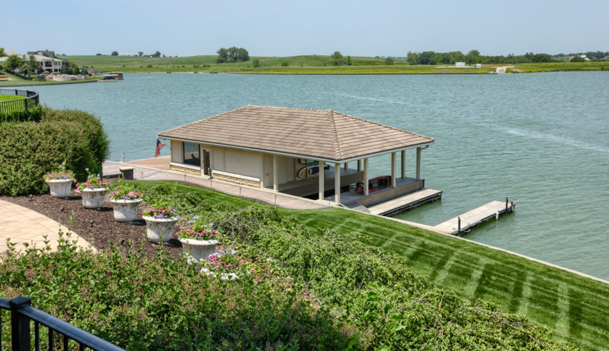 Cabana house on luxury lake property, luxury cabana in Newport Landing