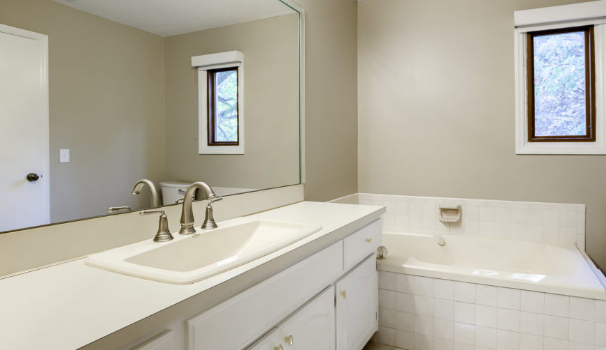 updated bath in new listing in regency neighborhood