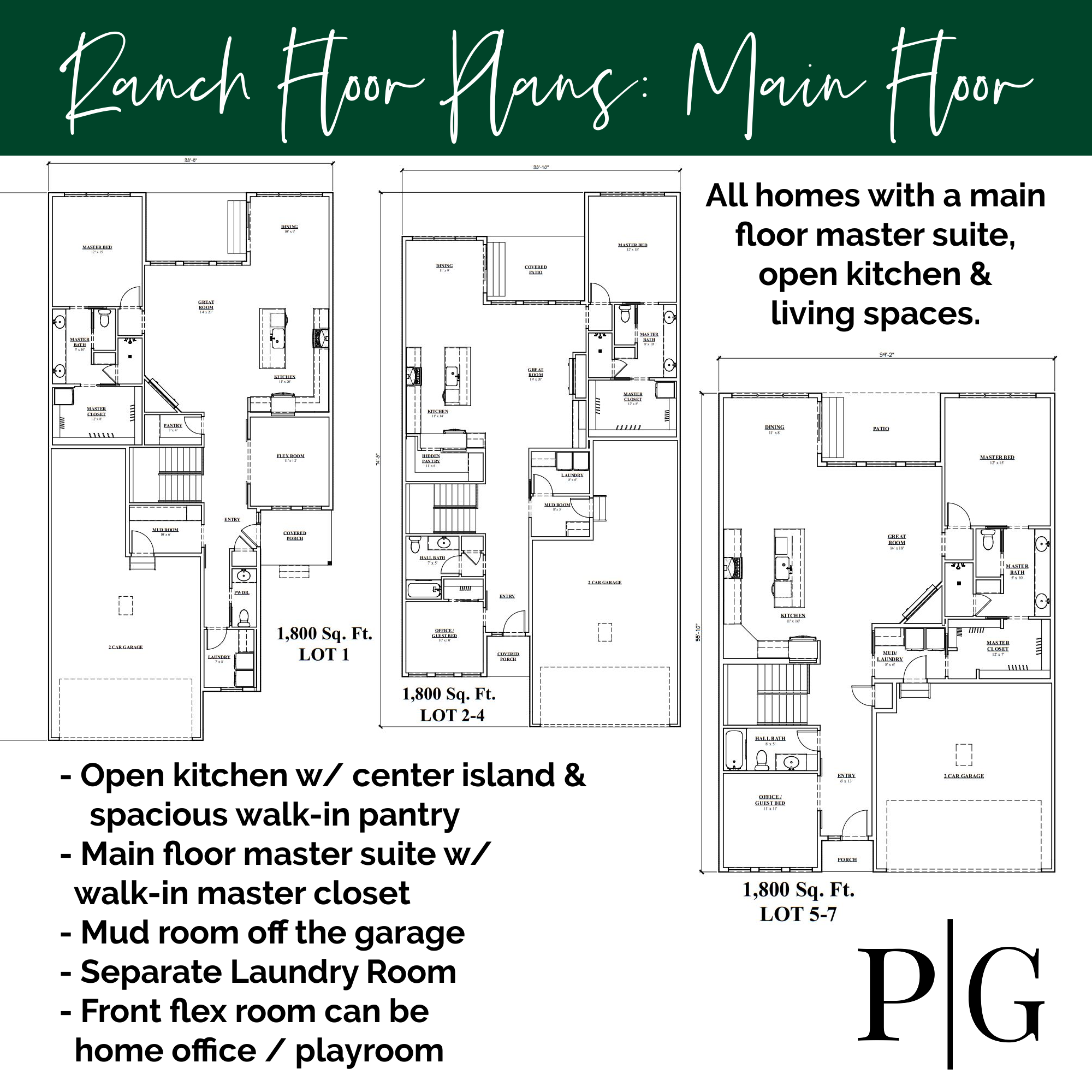 Pacific Grove Floor Plans